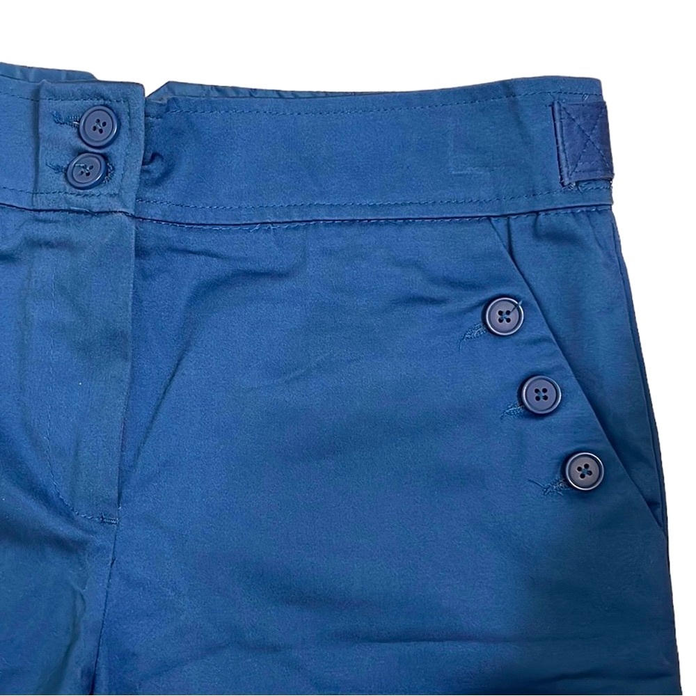 Bella Rose Women’s Cuffed Shorts Size 6 Blue - Picture 3 of 6